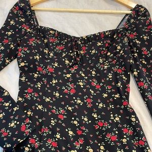 Reformation Long Sleeved Mini Dress